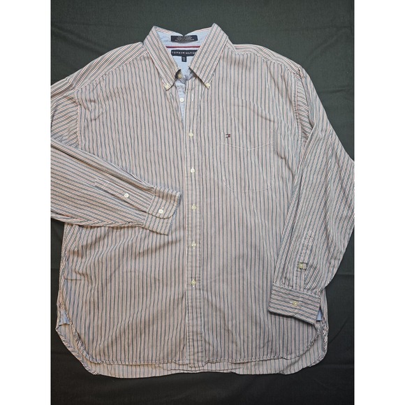 Tommy Hilfiger Other - Tommy Hilfiger Mens XXL Button Down Shirt Classic Preppy Casual Y2K